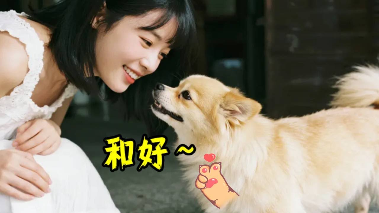 妹妹突然对狗狗发火？看了监控我超惭愧，博美：快道歉！#团子#博美