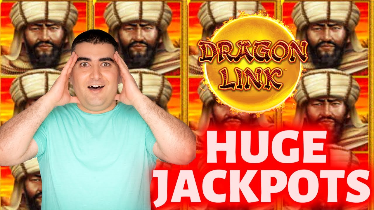 My BIGGEST JACKPOT On Dragon Link Silk Road Slot Machine