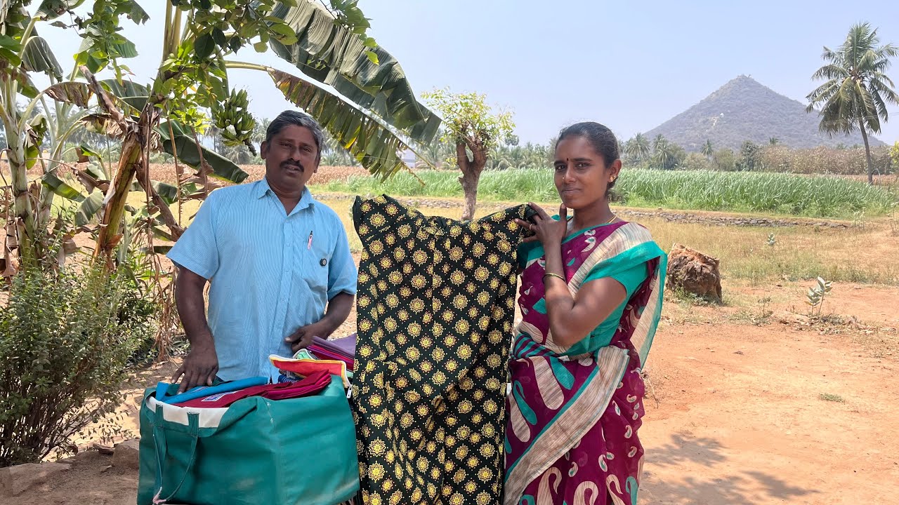 🥼👚👗இந்த வேலன்னா சலிக்காம பாத்துகிட்டே இருக்கலாம் #food #tamilvideo #villagelife #Coloursdesigns 