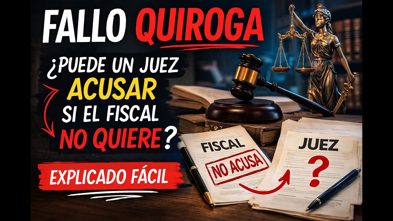 El Fallo Quiroga explicado fácil: ¿Puede un juez acusar si el fiscal no quiere?
