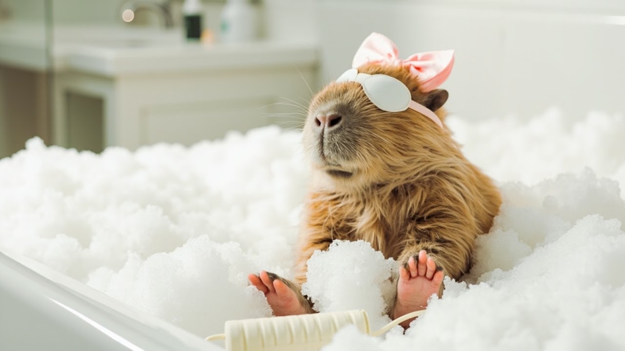The Most Pampered Capybara's Luxury Daily Routine! 🐹