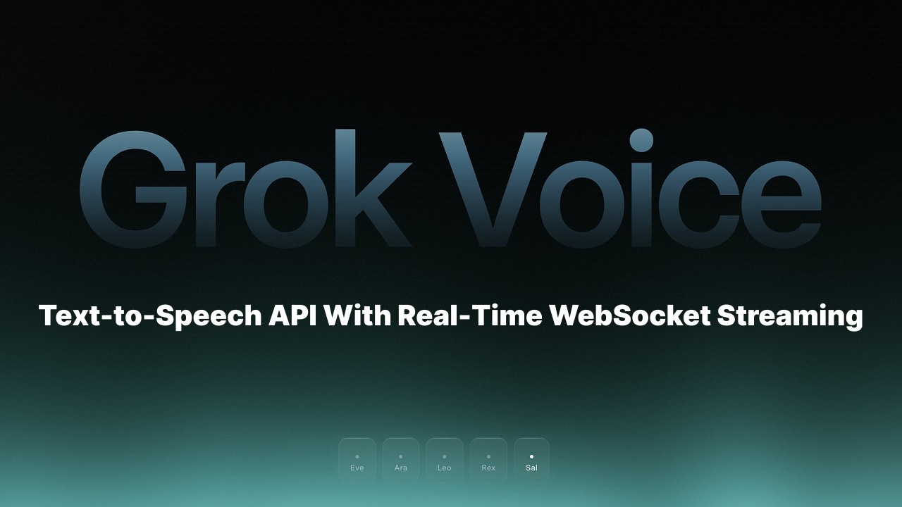 Быстрый старт: API Grok для преобразования голоса и текста в речь с потоковой передачей данных че...
