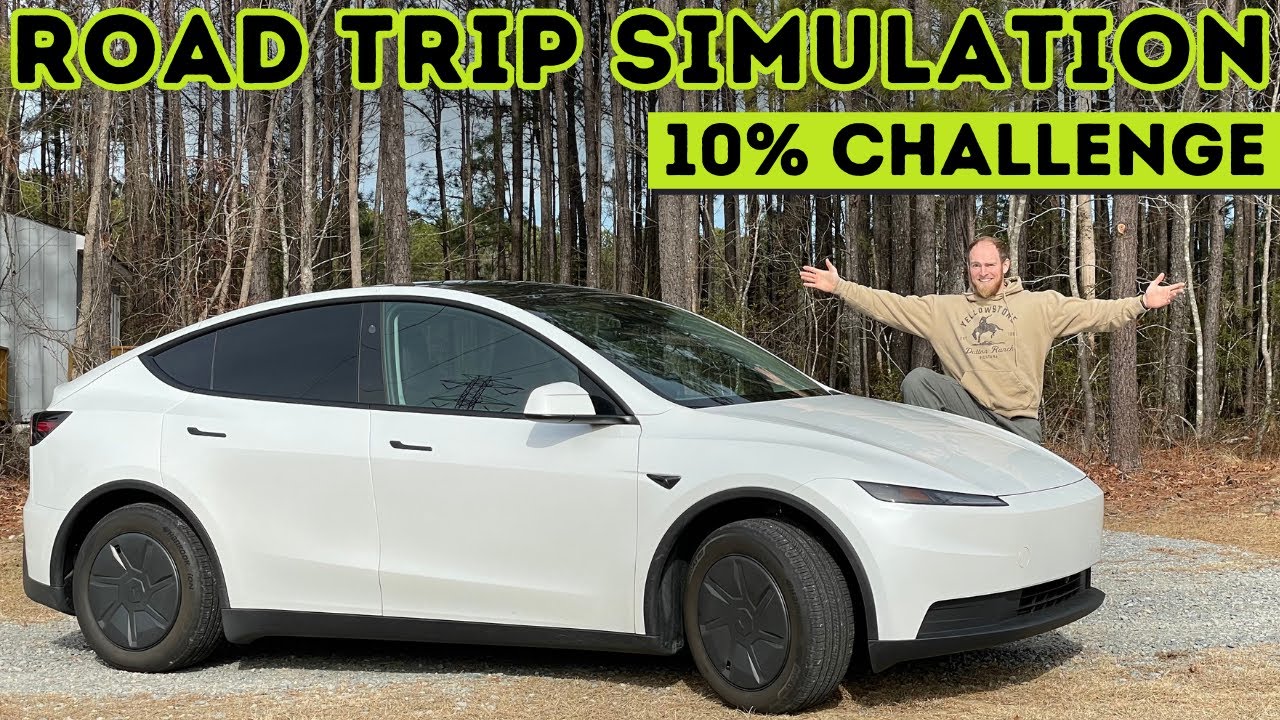 Tesla Model Y Standard 10% Challenge - Incredible Road Tripping Value!