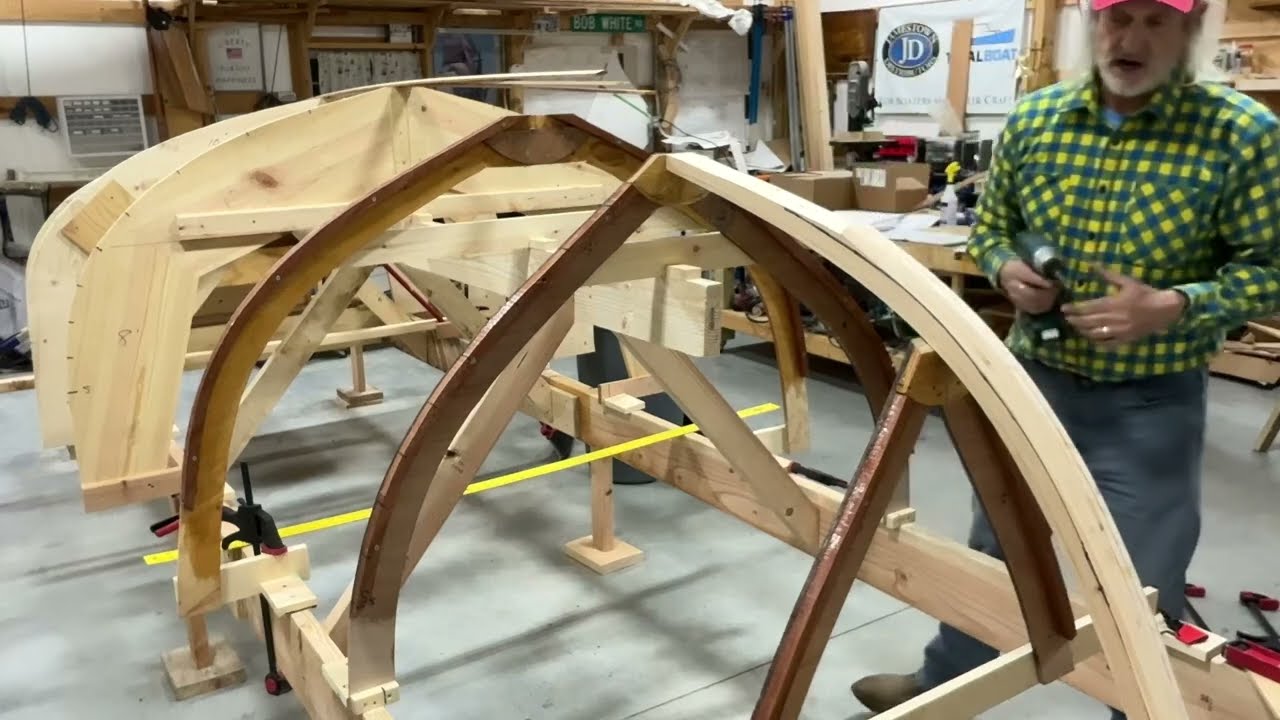 Boat Building the Somes Sound 12 1/2 Sailboat - Setting the Stem- Episode 22