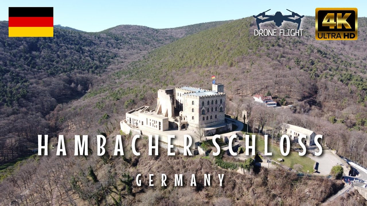 Hambacher Schloss - Neustadt an der Weinstraße, Germany 🇩🇪 | Drone Flight