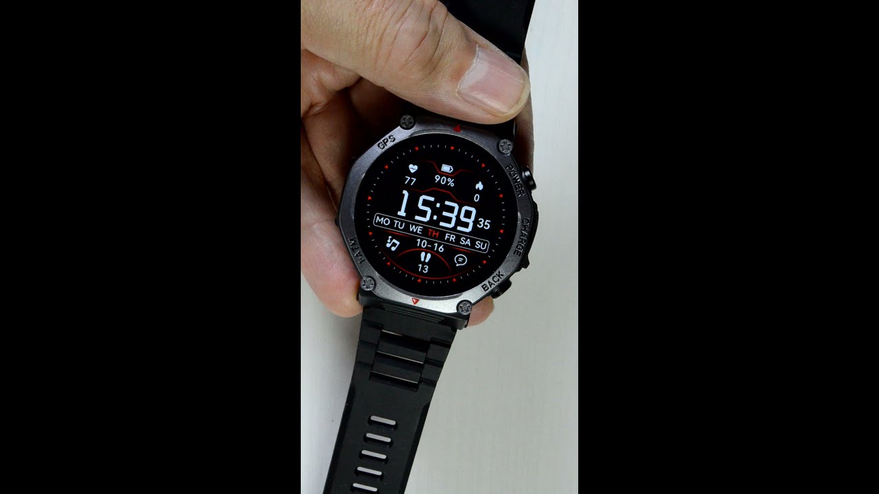 NEW 2025 from TEMU - ST1 USB-C charging GPS BT Call Smart Watch (link in the description)