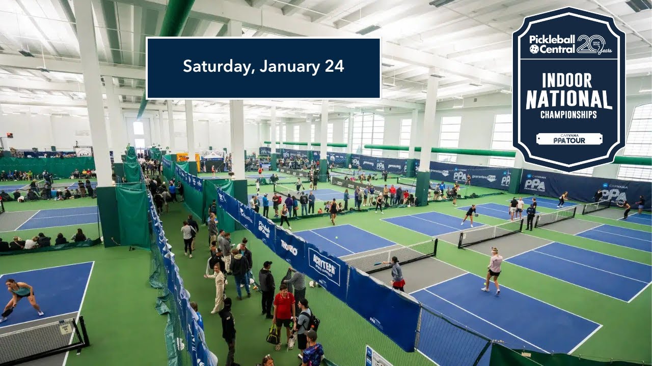Court 8 - Indoor National Championships (Saturday, PPA Tour)
