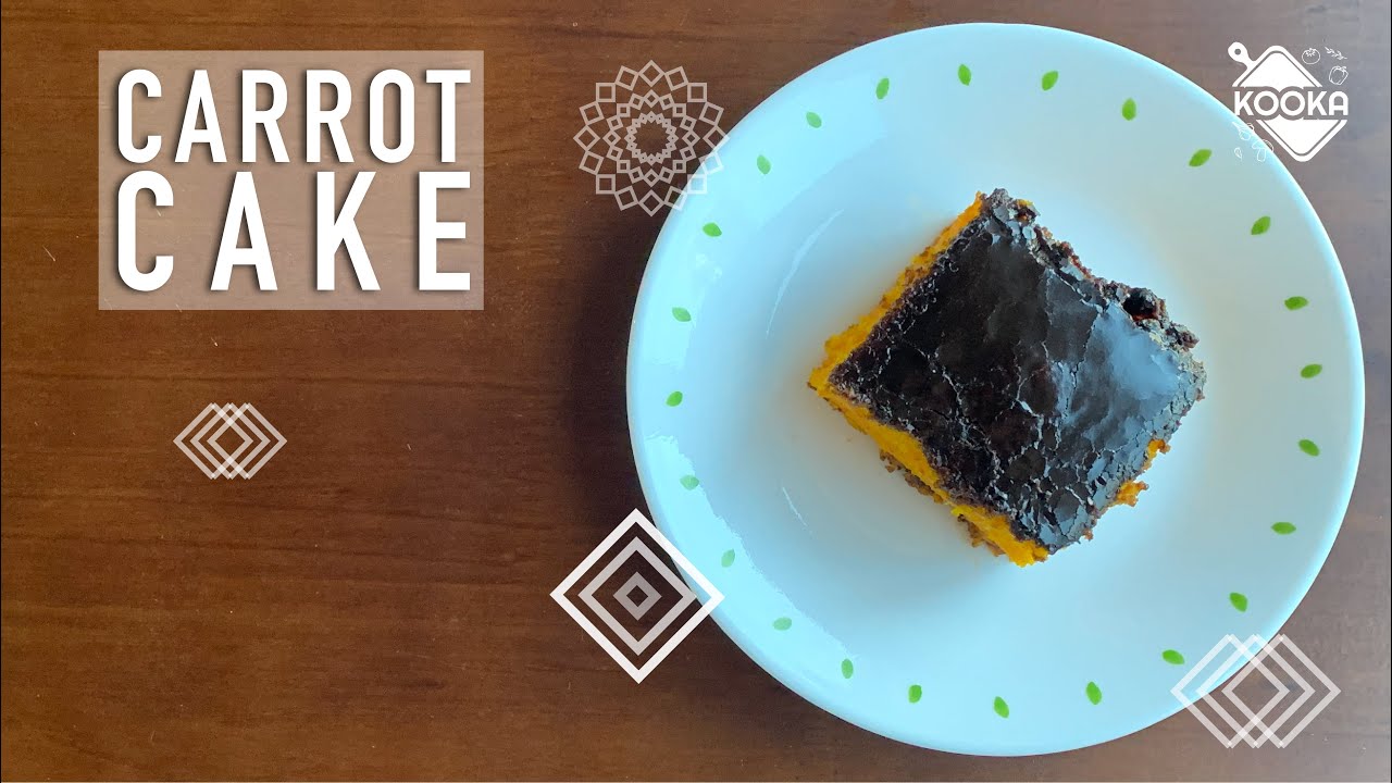 BRAZILIAN CHOCOLATE COVERED CARROT CAKE (BOLO DE CENOURA COM COBERTURA DE CHOCOLATE)
