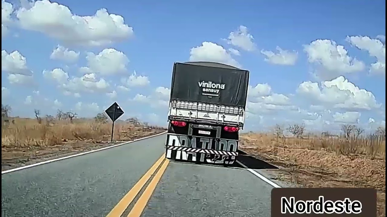 Dirigindo no sertão nordestino, caatinga de Orós ce a Jaguaribe ce