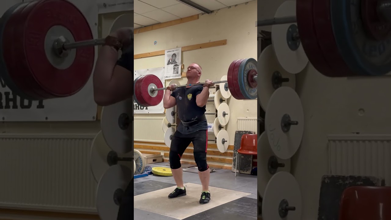 TY&Ouml;NT&Ouml; 172KG🔥🏋️&zwj;♀️ #weightlifting #motivation #painonnosto #cleanandjerk #squat