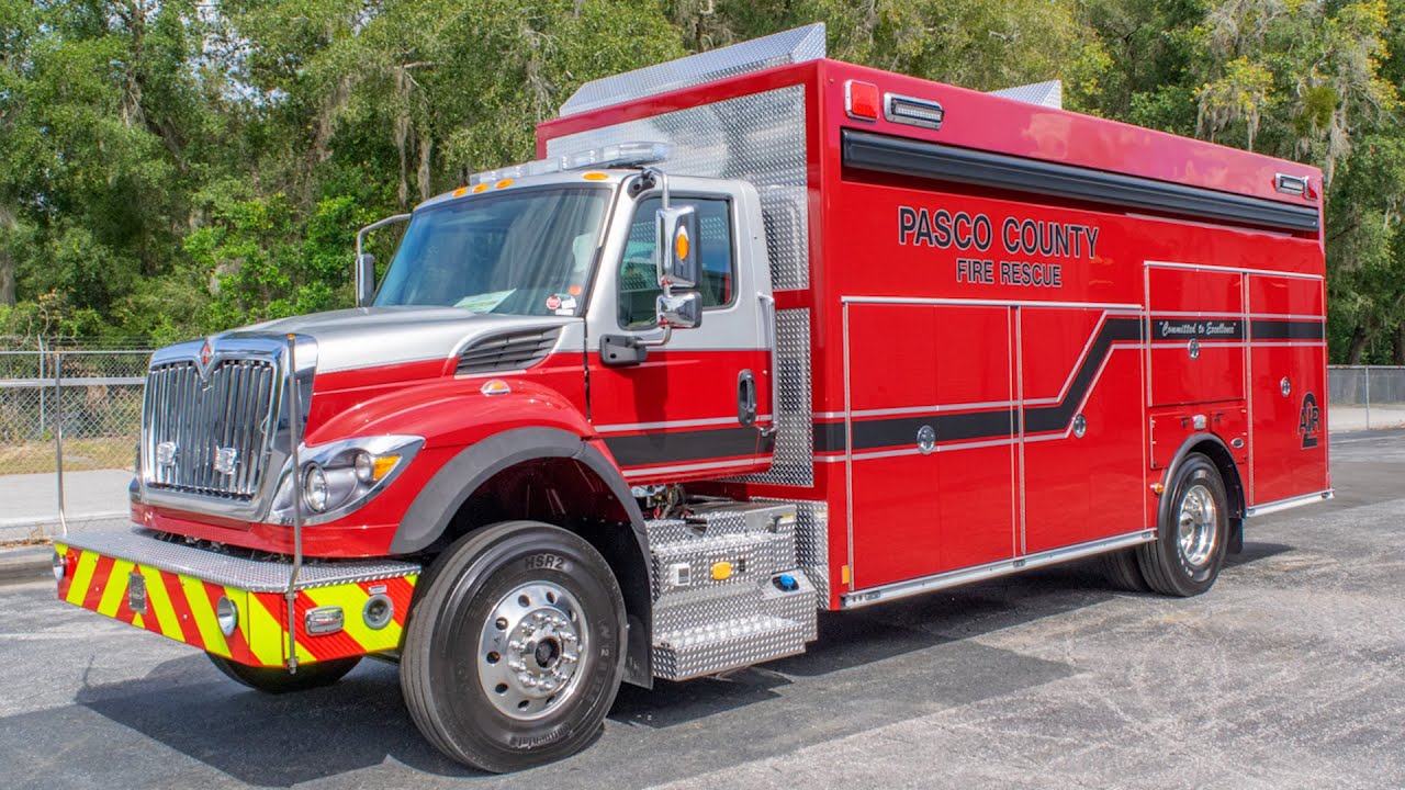 Walk Around of Pasco County Fire Rescue's Custom Walk-In Rescue - SO144165