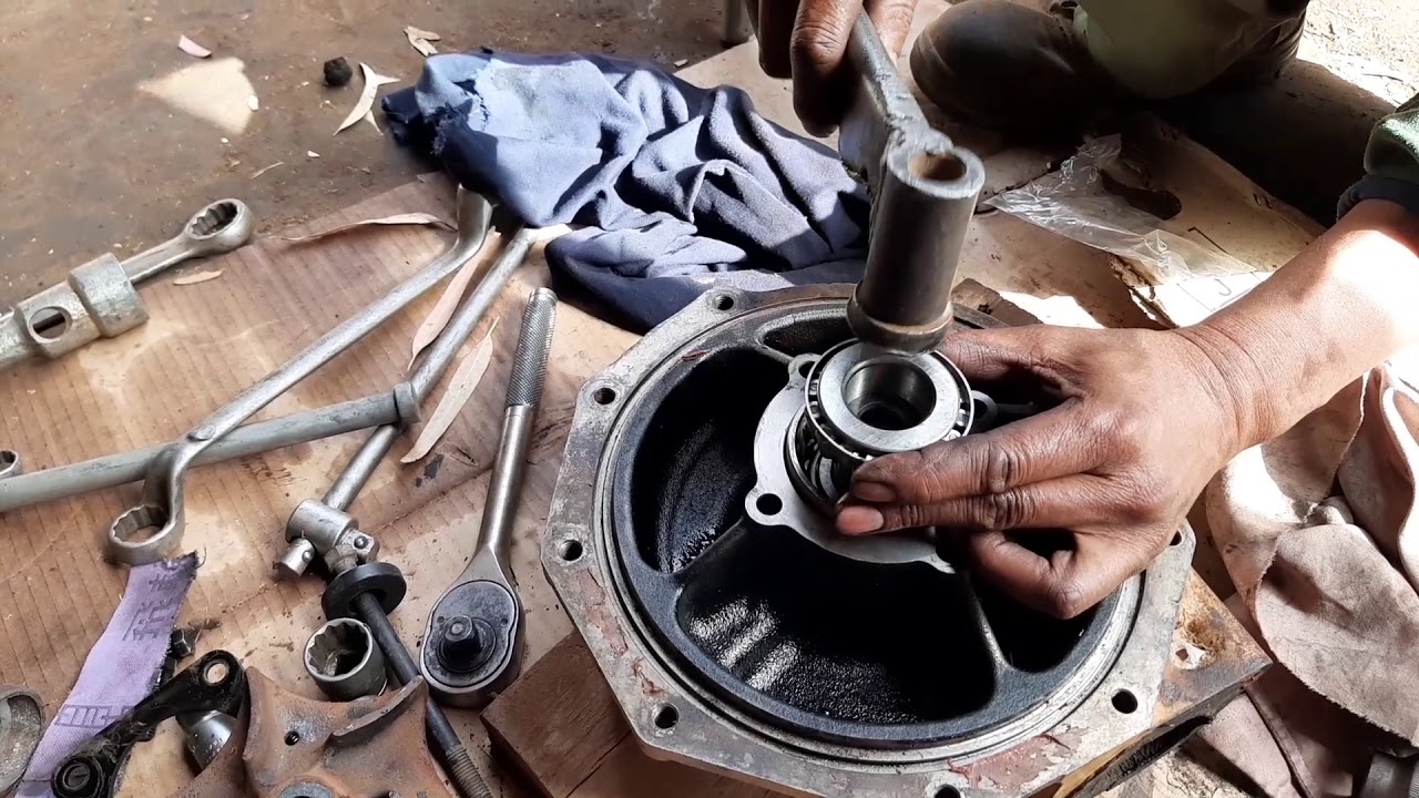 How to install new repair kit water pump Caterpillar 3406?