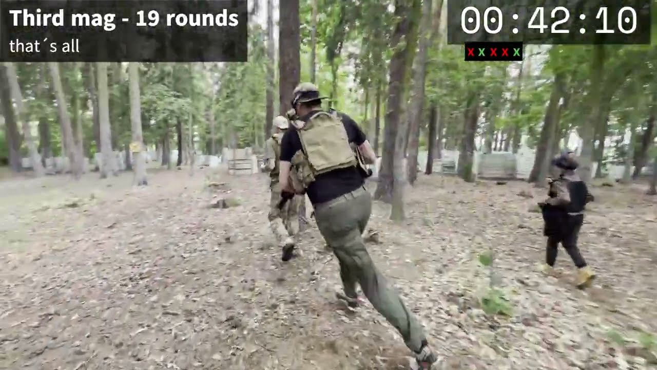 IPSC Paintball target shooting [Czech Lion Legion]
