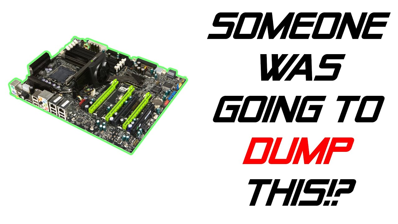 XFX 790i NFORCE TRI SLI ULTRA MOBO & EXTREME EDITION INTEL CPU SAVED FROM THE DUMP!