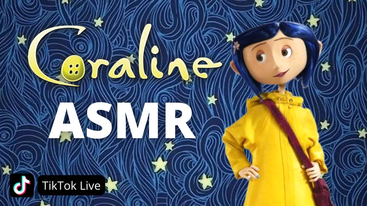 ASMR Temático: Coraline - Telarañas, lectura, alfileres, esferas de agüita