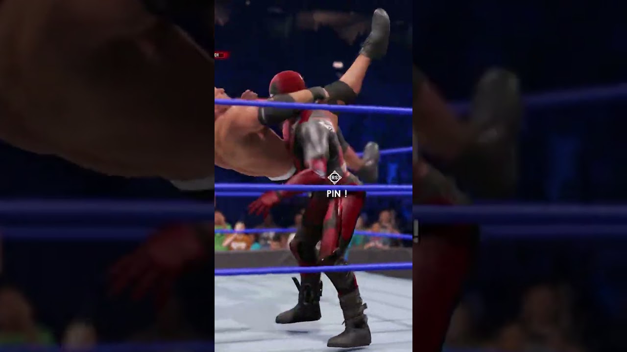 Deadpool hits end of days to goldberg in wwe2k22 #shorts #wwe2k22 #wwe #deadpool #goldberg