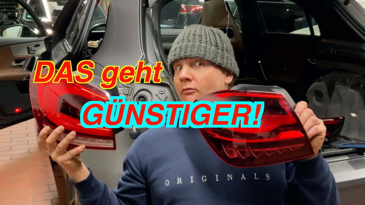 ModelPflege Rückleuchten Günstiger + Kabelverlegen an A Klasse ( 177)