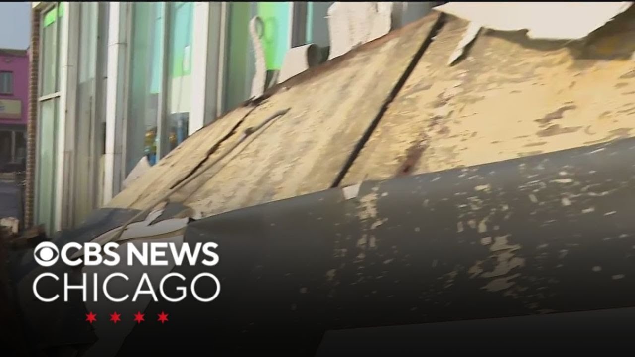 Severe storms leave wind damage, flooded roads across Chicago area