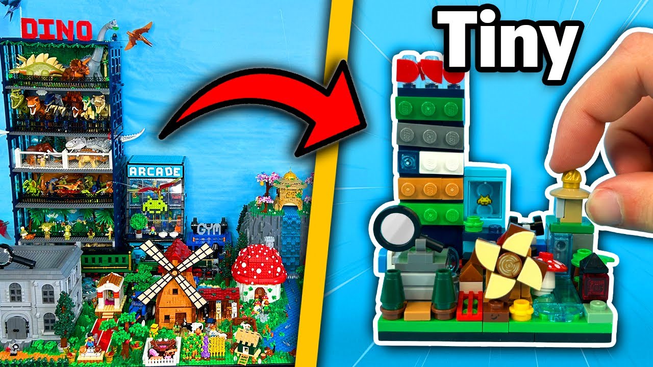 I made my LEGO City 100x SMALLER...