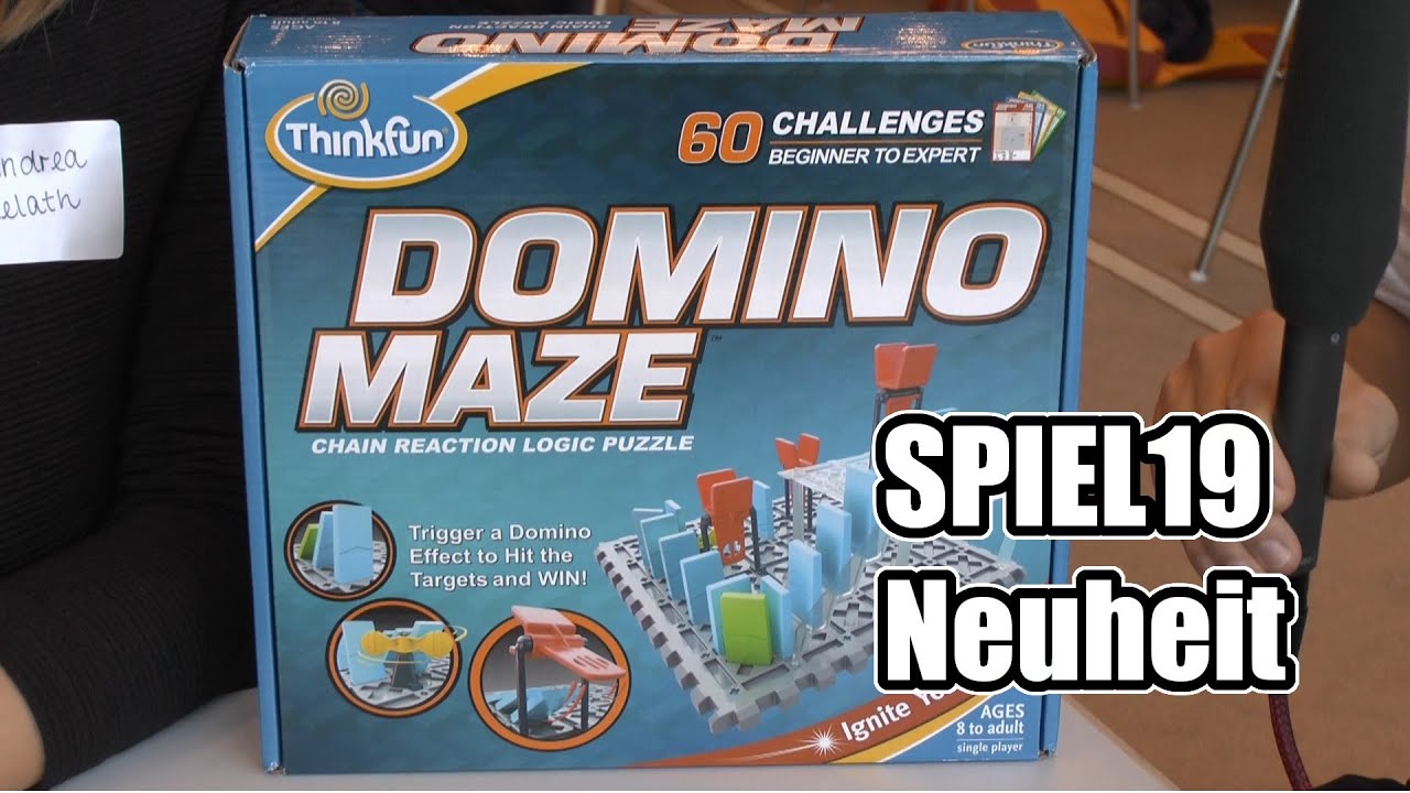 SPIEL19: Logikspiel bzw. Solospiel Domino Maze (Thinkfun / Ravensburger) - ab 8 Jahre