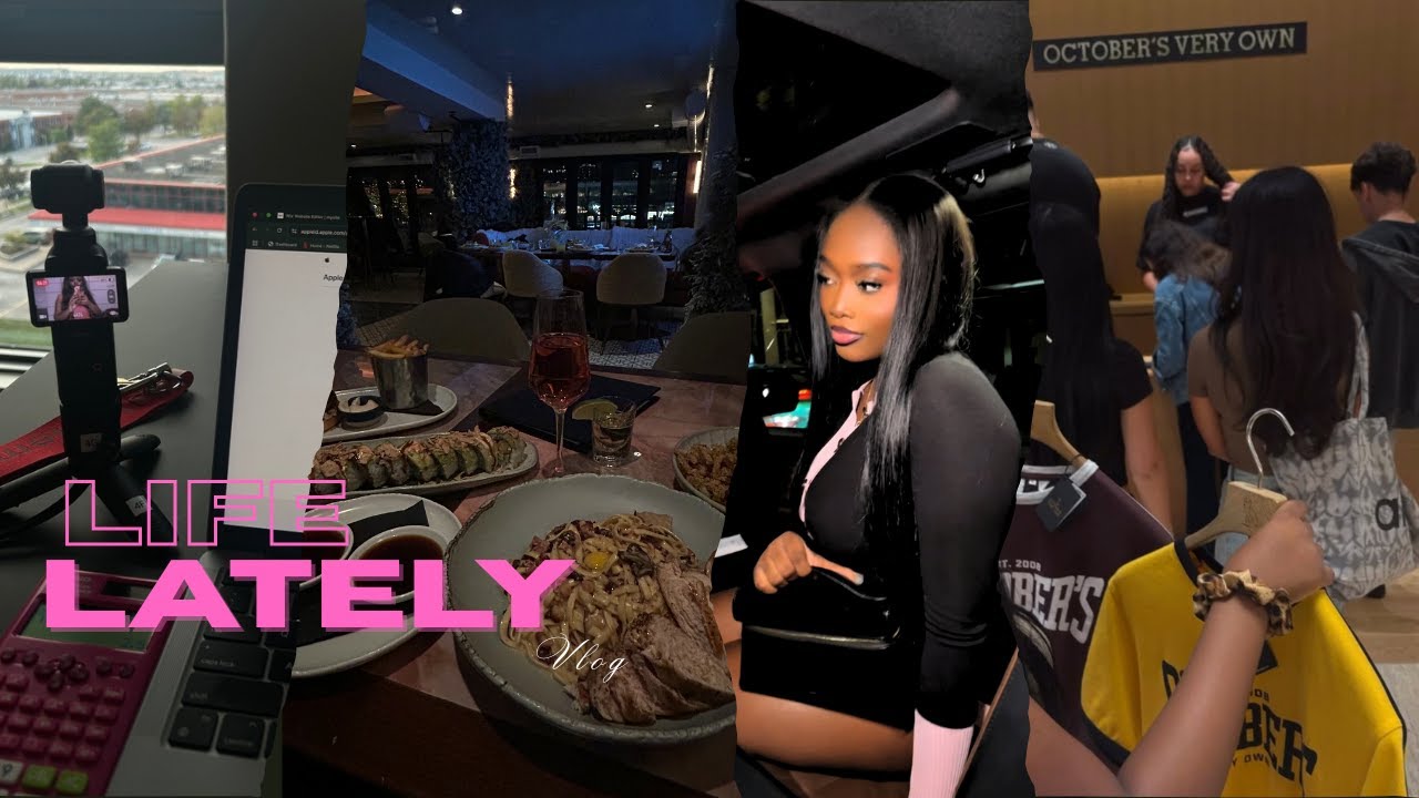SPEND A WEEK WITH ME 💗 Shopping, Exams & Girls Night Out