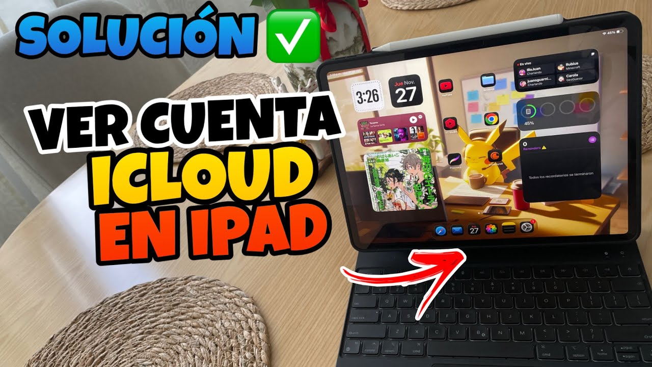 👉 Como VER mi CUENTA de ICLOUD en IPAD 🔥 Ver mi APPLE ID