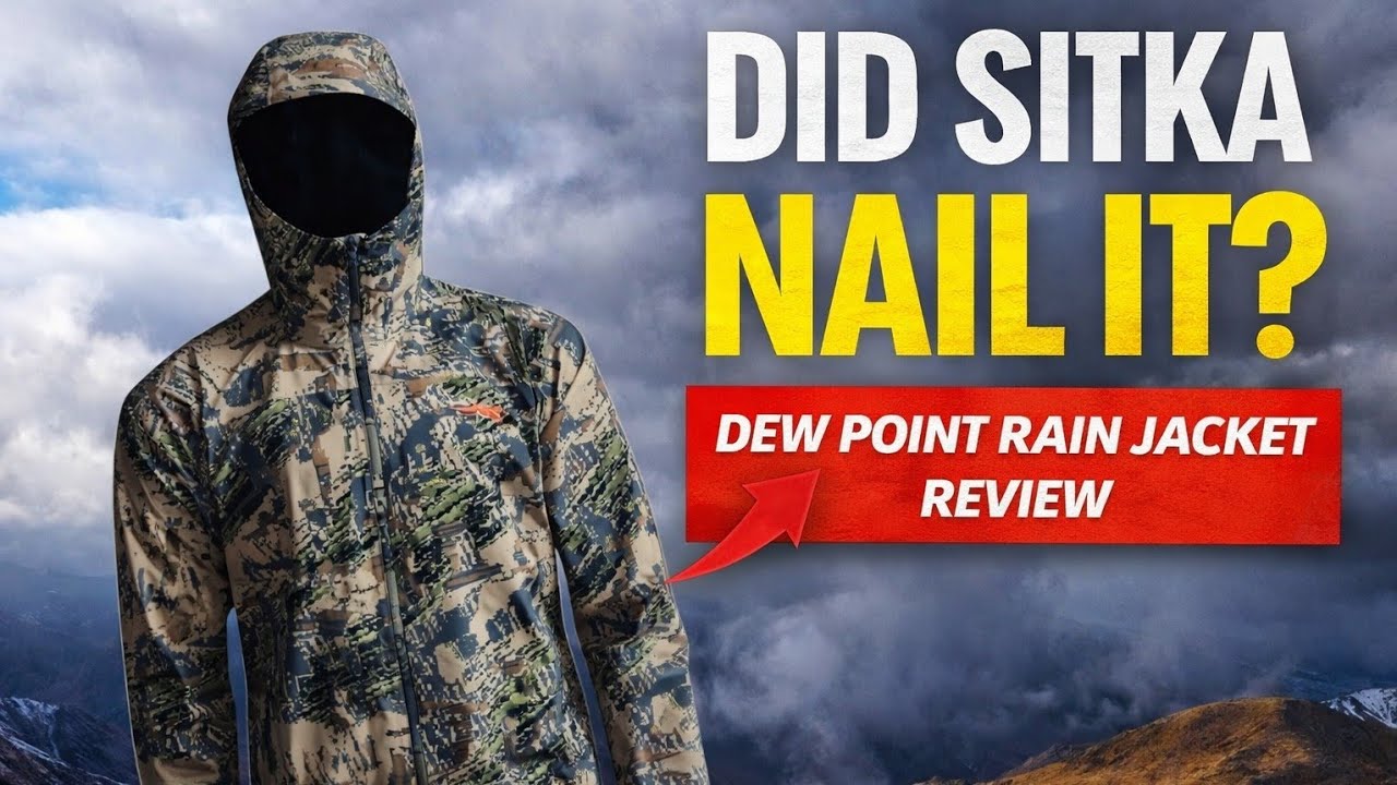 Обзор дождевой куртки Sitka Dew Point | Сверхлёгкое водонепроницаемое снаряжение для охоты