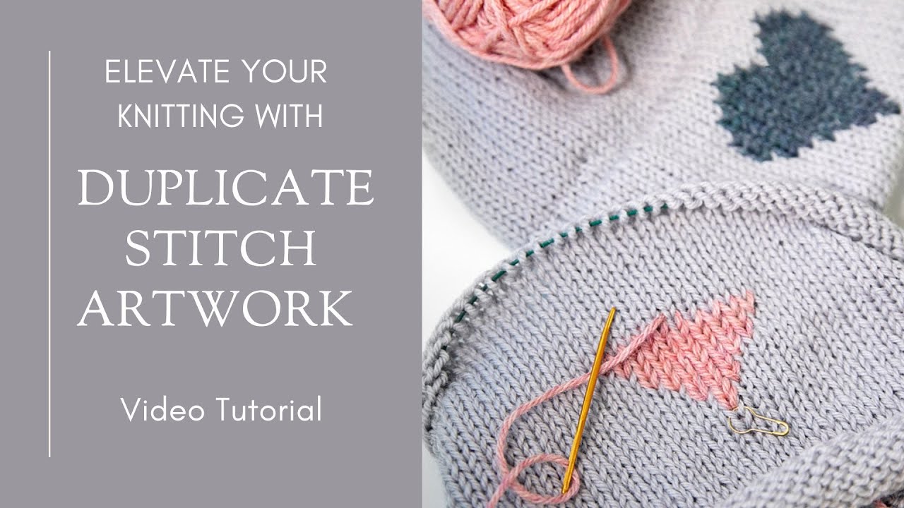 How to Knit the Duplicate Stitch
