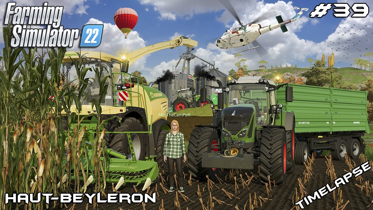 Big SILAGE HARVEST with MrsTheCamPeR | Animals on Haut-Beyleron | Farming Simulator 22 | Episode 39