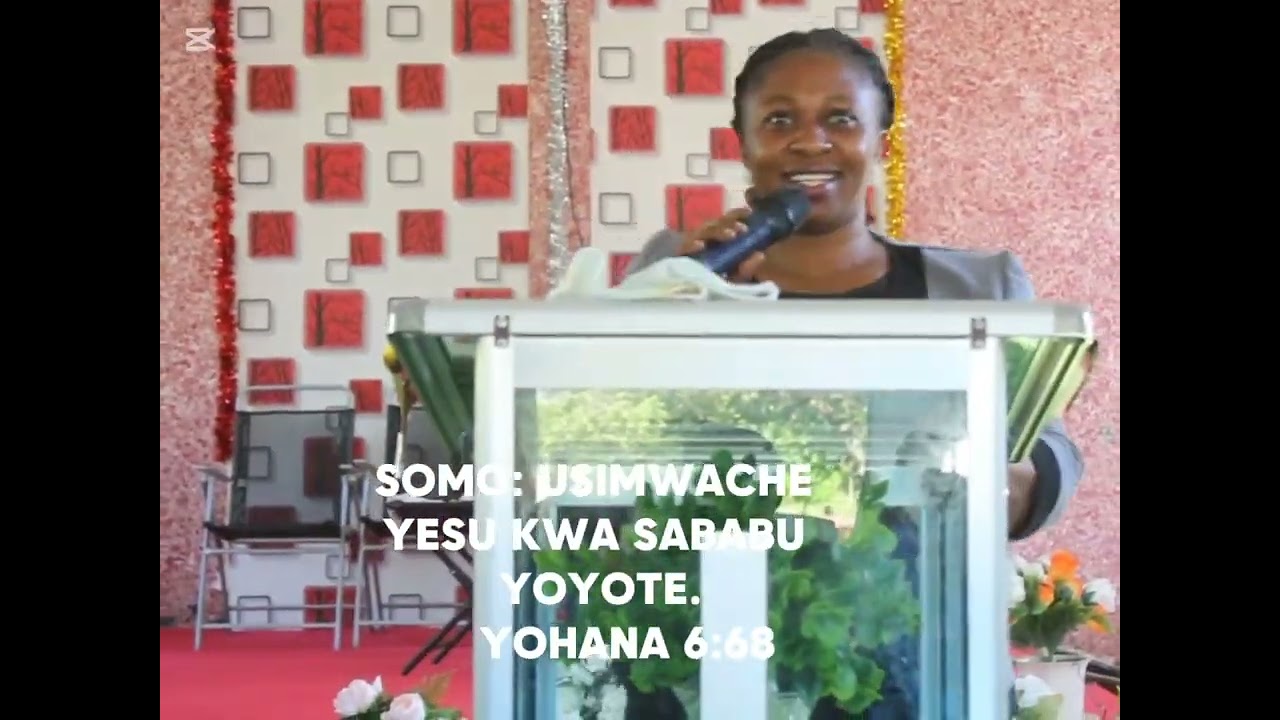 USIMWACHE YESU KWA SABABU YOYOTE ILE: MWL. PASTOR FIBI MUASA (TAG BONDE LA BARAKA)