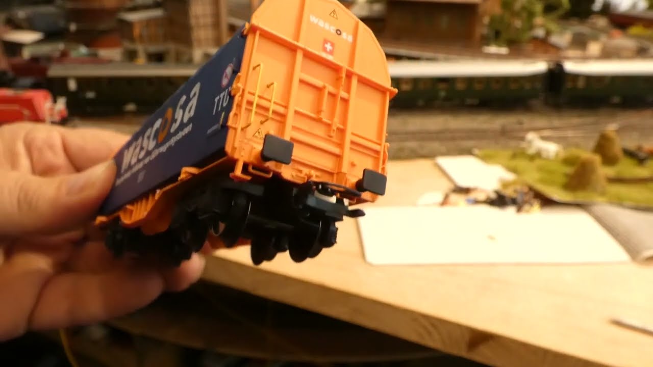 Unboxing Märklin Schiebeplanwagen Wascosa 47223