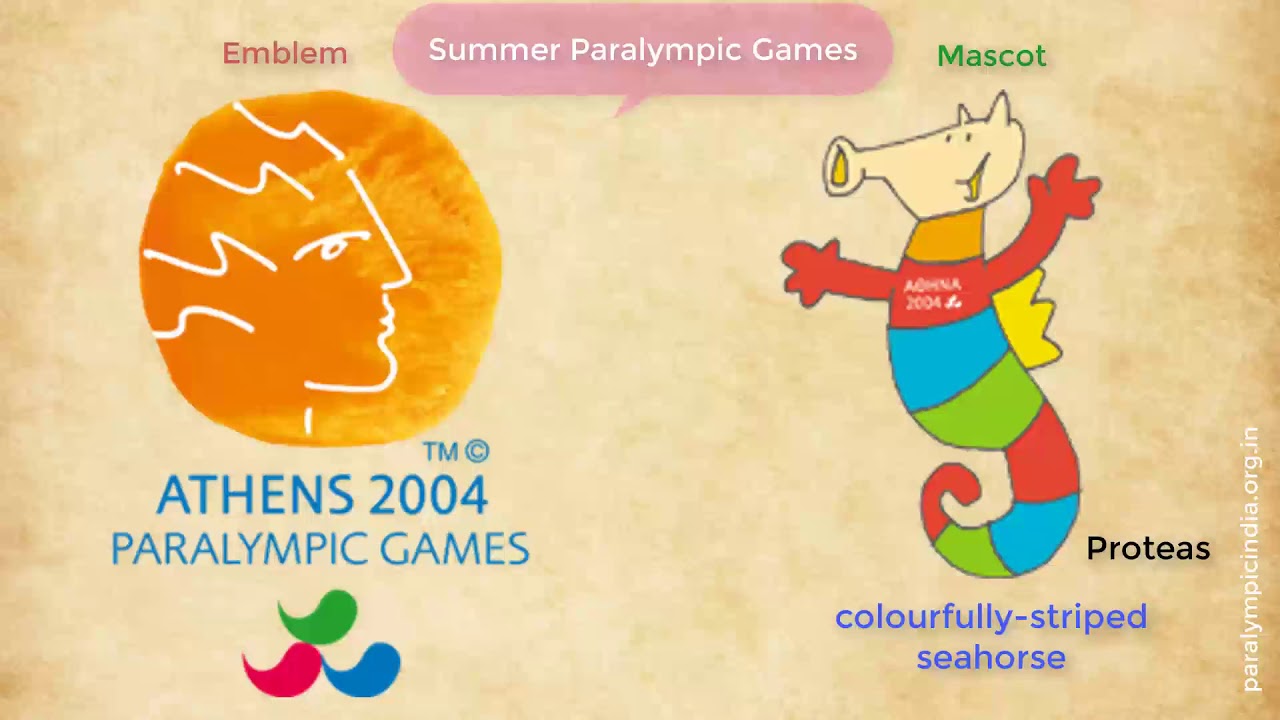 Summer Paralympics Emblems & Mascots History