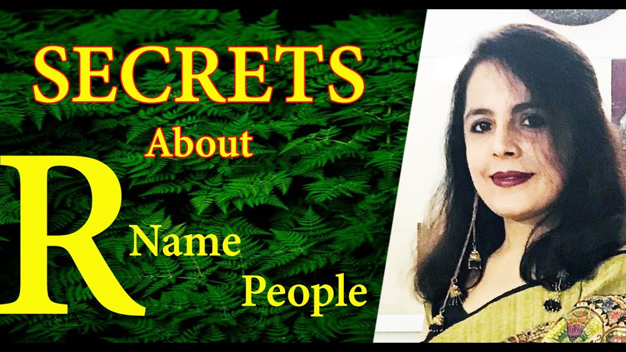 Secrets about R Name People I Neena S Arora    #numerology #namenumerology