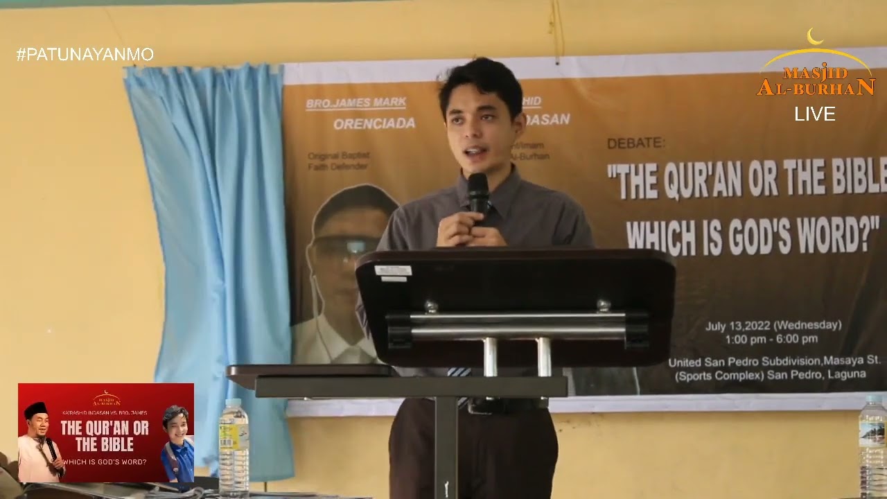 The Qur'an or The Bible, Which is God's word? DEBATE | KA'RASHID INDASAN VS. BRO.JAMES - PART 2'