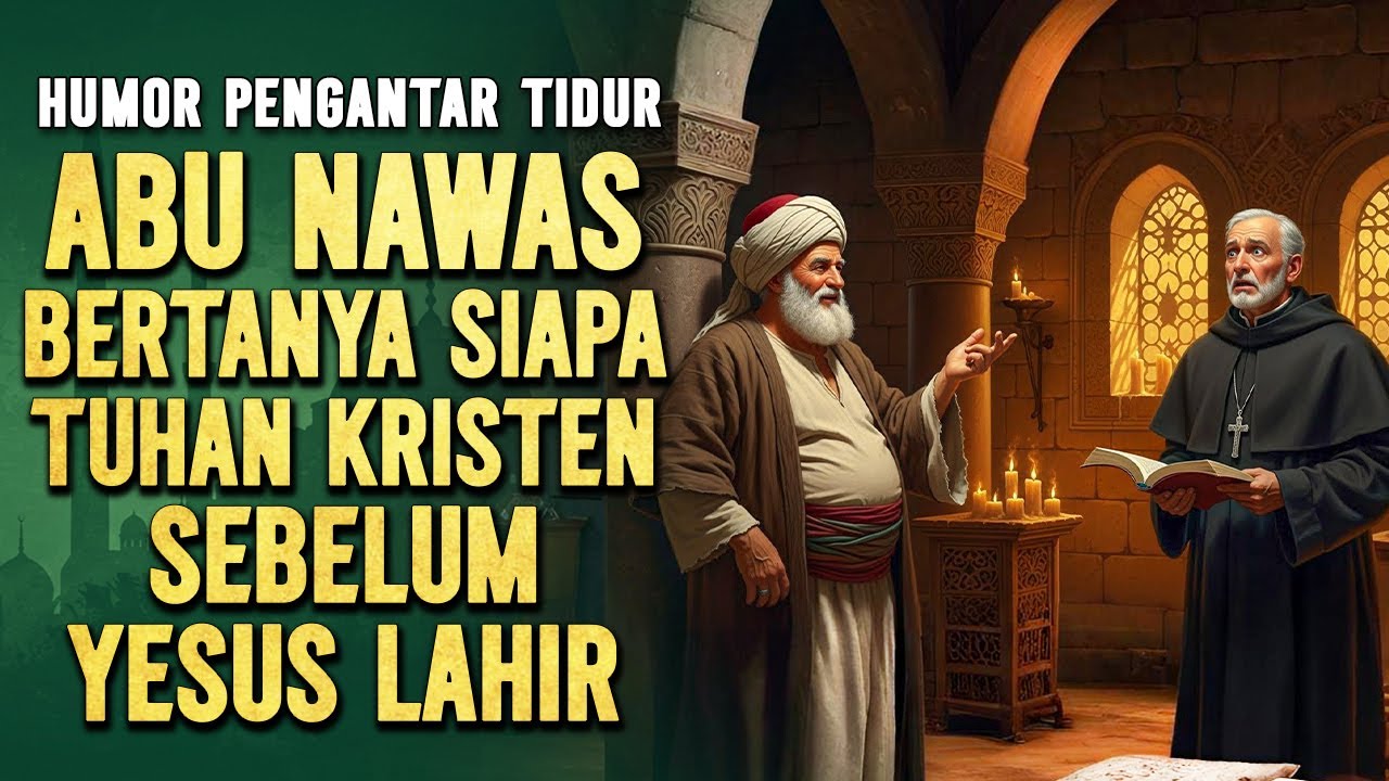 ABU NAWAS BERTANYA KE PASTOR SIAPA TUHAN KRISTEN SEBELUM YESUS LAHIR || CERITA LUCU PENGANTAR TIDUR
