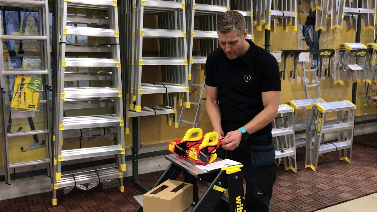 P1 - Instructional film for Lock Jaw Ladder Grip, a safe method for working at height from ladders.