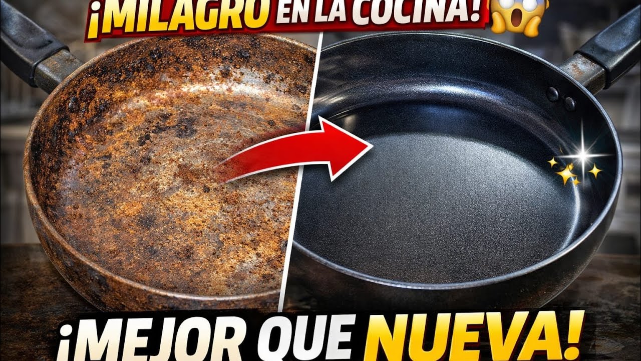 😱 ¡MILAGRO EN LA COCINA! | Esta sartén oxidada quedó MEJOR que nueva 🔥✨