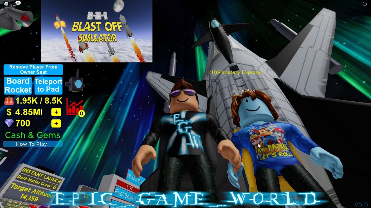 321 Blast Off Simulator Dimension 2 Roblox Protoype X-A1 & All Quests