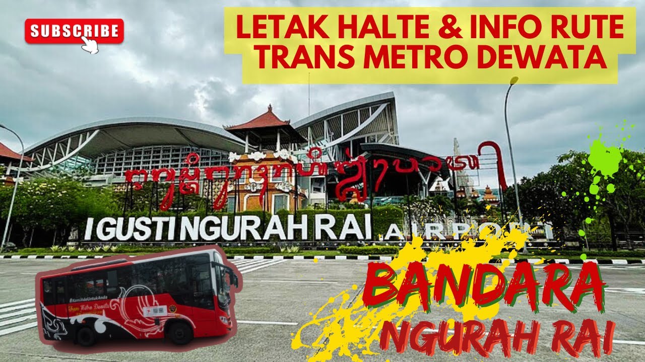 Letak & Info Rute Trans Metro Dewata di Terminal Internasional & Domestik Bandara Ngurah Rai