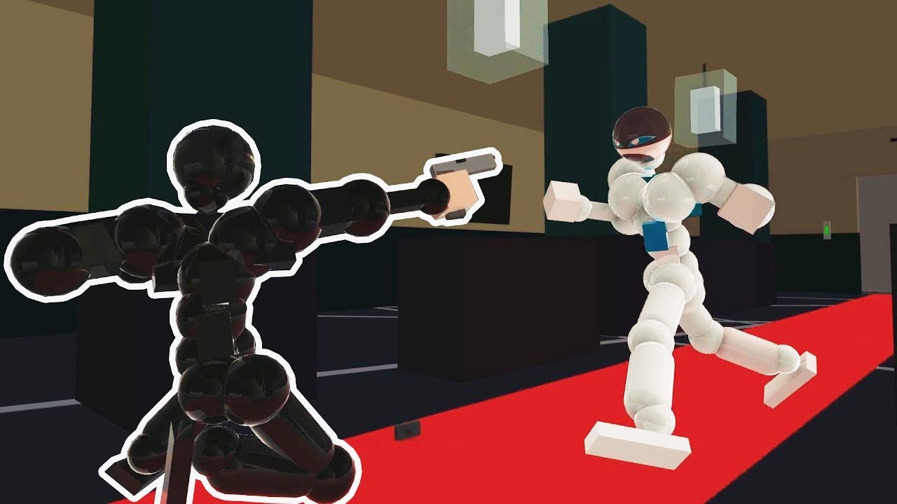 JOHN WICK vs BAD GUYS ► Toribash