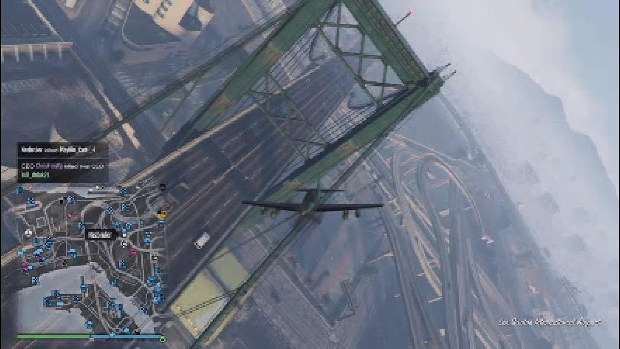 Flying Backwards In GTA (Rogue)