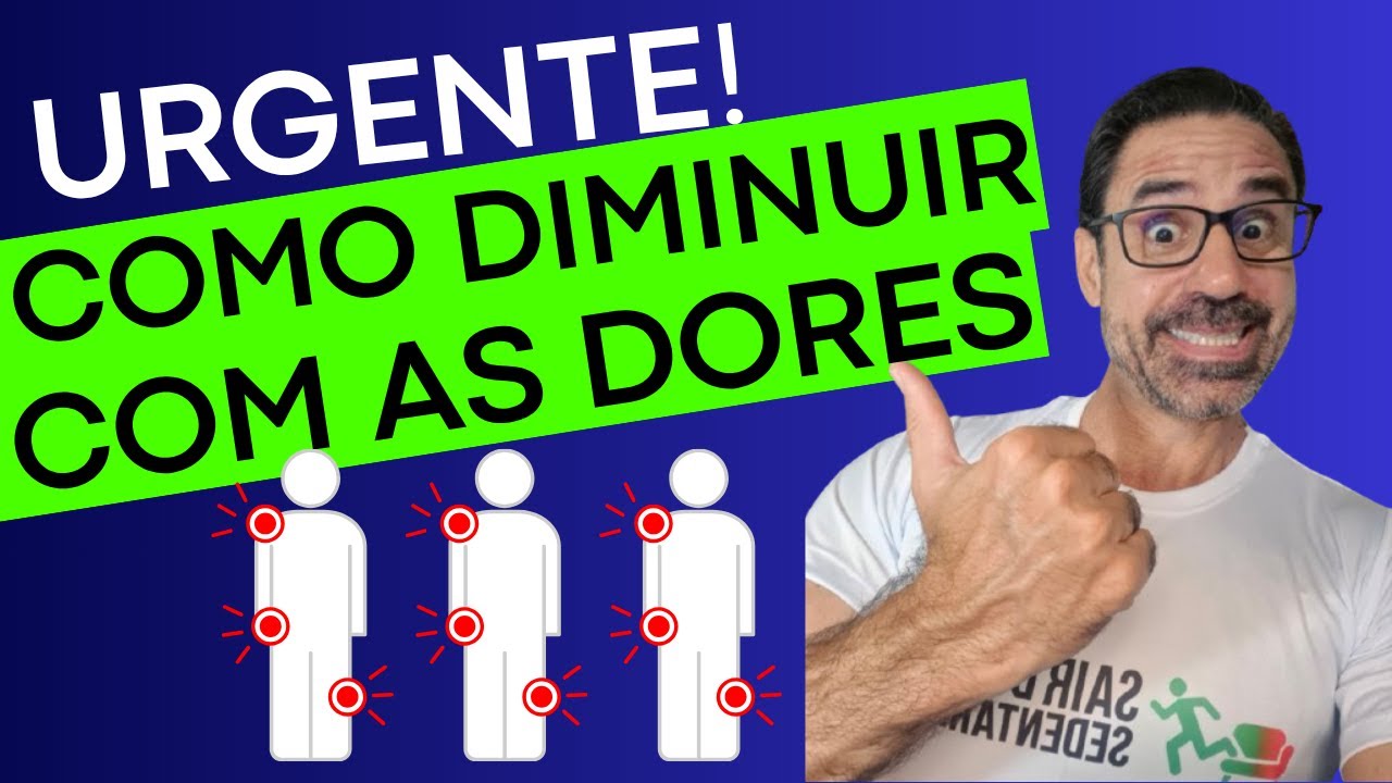 URGENTE! como DIMINUIR as DORES fazendo exercícios SIMPLES e RÁPIDOS. SEM sair de CASA