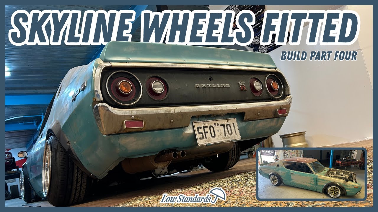 SKYLINE GETS WHEELS BUILT TO CUSTOM SIZING AND THEY DON'T REALLY FIT...