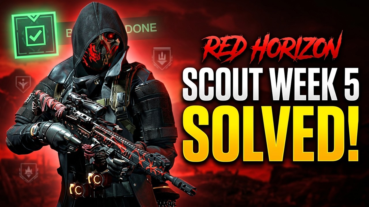 ALL Week 5 Scout Solutions! Red Horizon Manhunt Full Guide! | The Division 2