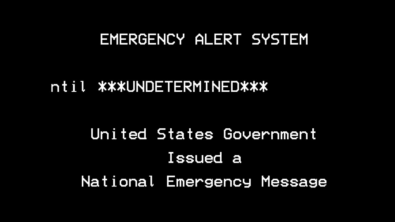 National Emergency Message(mock)