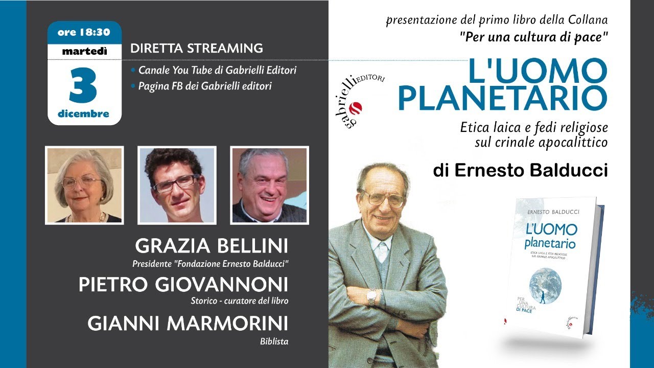 L'uomo planetario, di Ernesto Balducci - presentazione