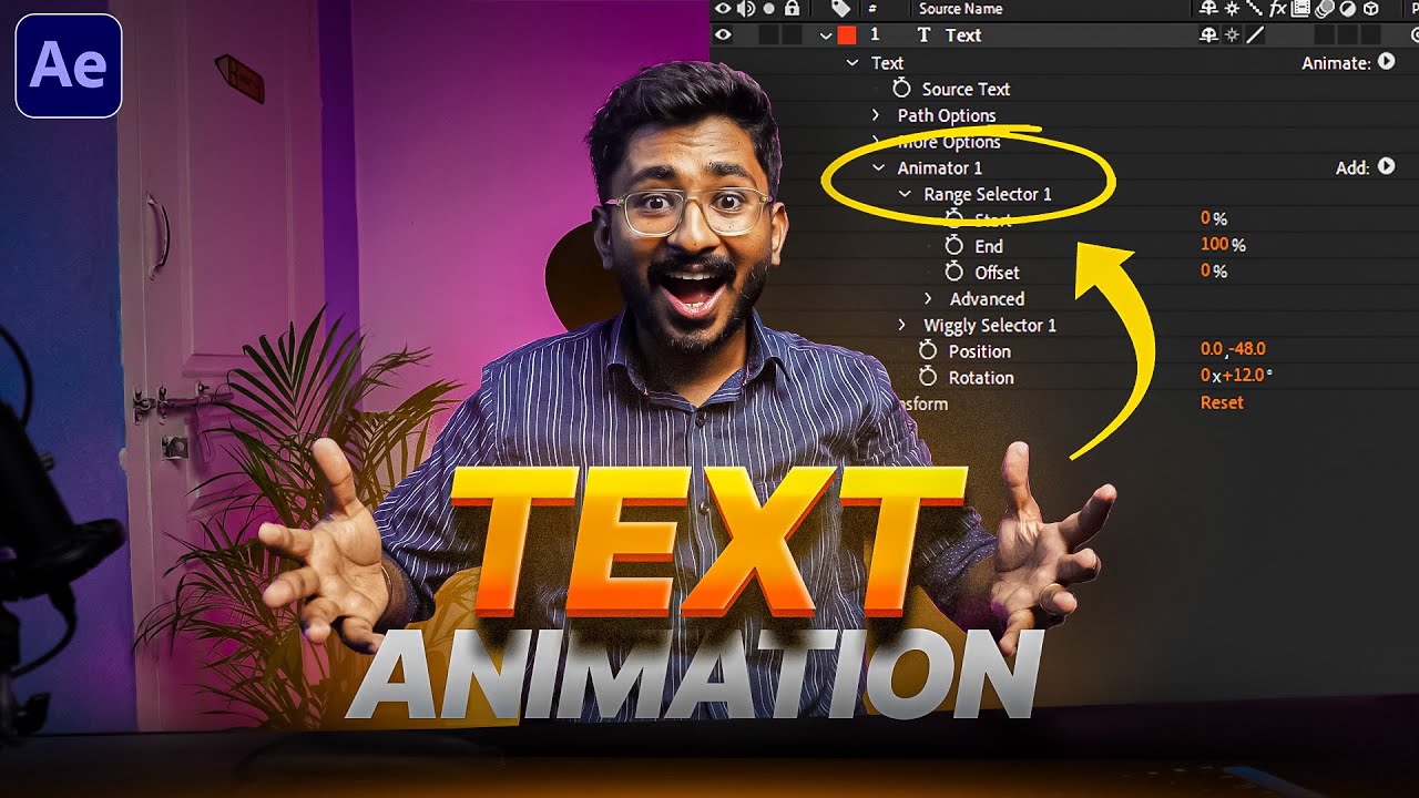 நீங்களே Text Animation Create பண்ண முடியும்! (After Effects Tutorial)