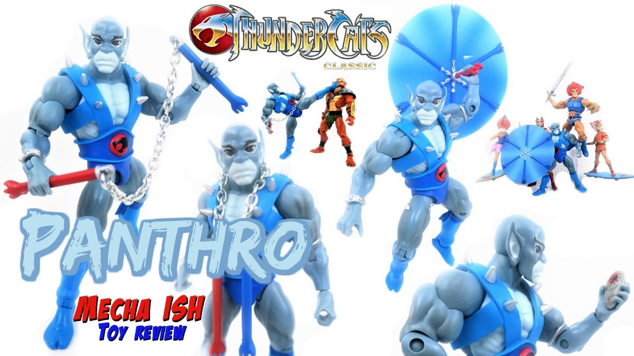 Thundercats Classic PANTHRO Action Figure Toy Review 2016