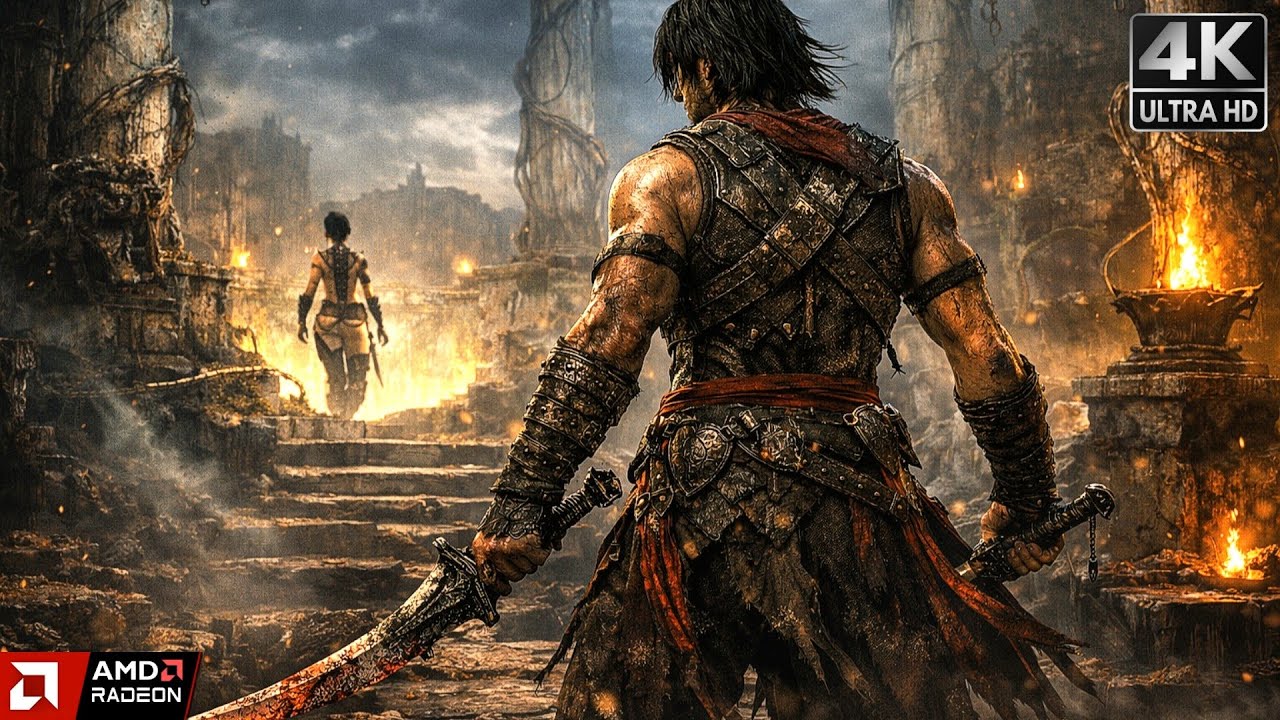 Prince of Persia : Warrior Within Remastered | Chasing the Girl in Black [ 4K 60FPS UHD ]
