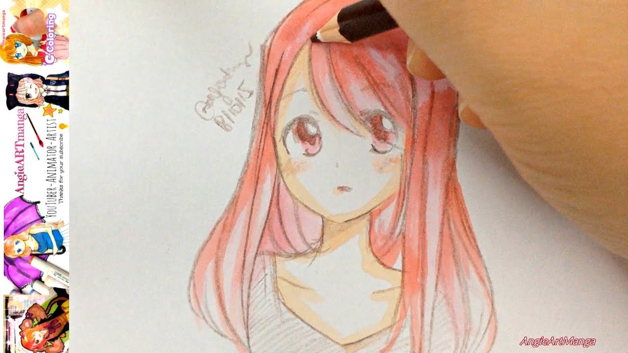 Drawing manga characters in 8 mins